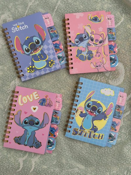 دفتر سلك ستيتش صغير_ملون